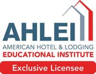 Logo of the American Hotel and Lodging Educational Institute with text and graphic elements. - International Hotel School