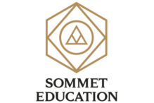 Logo of Sommet Education featuring a diamond shape with an emblematic design. - International Hotel School