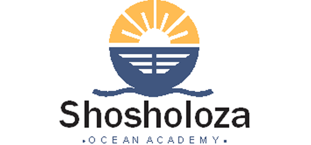 Logo of Shosholoza Ocean Academy featuring a sun and boat design. - International Hotel School