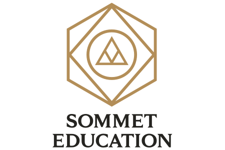 Logo of Sommet Education featuring a diamond shape with an emblematic design. - International Hotel School